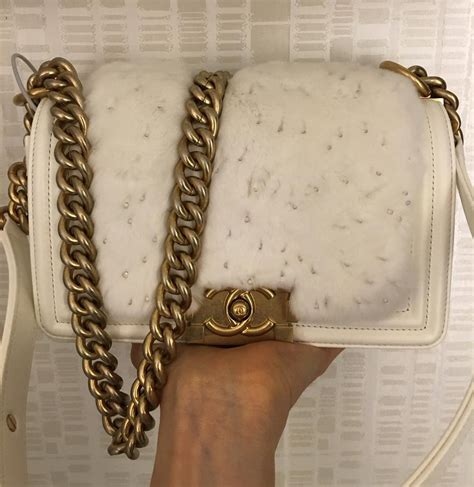 white chanel boy bag with gold hardware|chanel black boyfriend bag.